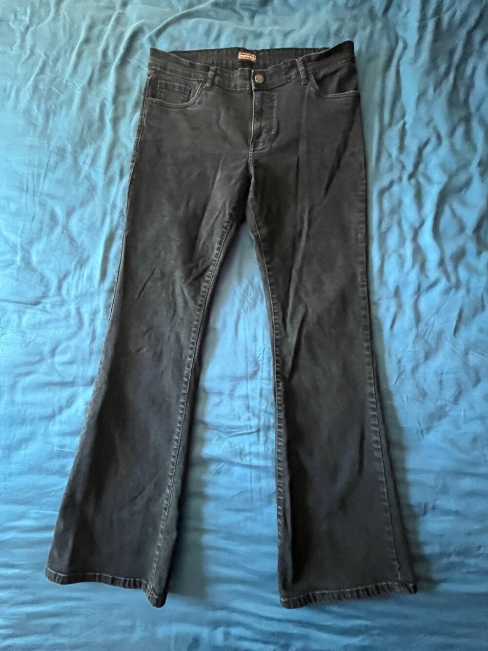 Run & Fly unisex flare jeans - black - 36L